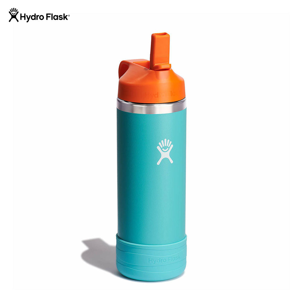 Hydro Flask Kids Wide Mouth Straw Cap 18 oz SEASPRAY – Hydroflask