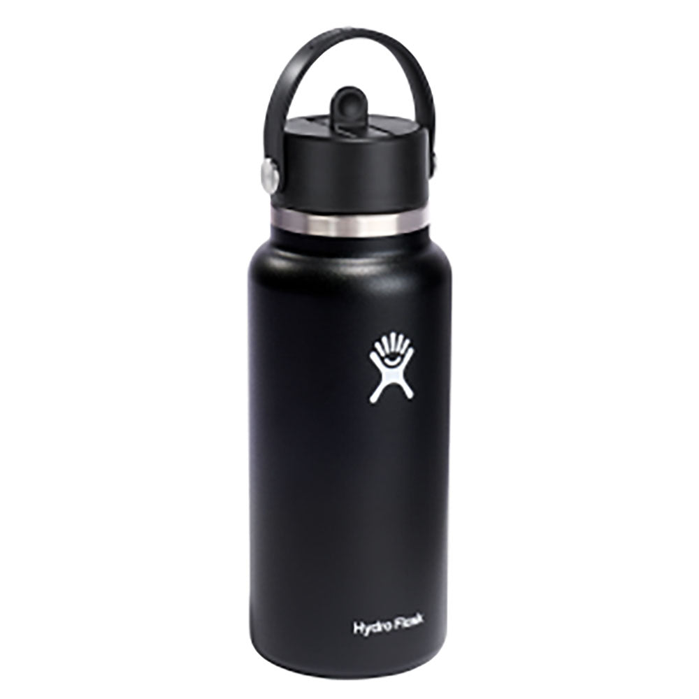 弁当箱・水筒 Hydro Flask 32 oz Wide Mouth Flex Straw Hydro Flask Wide Mouth Flex Straw Cap 32 oz BLACK – Hydroflask