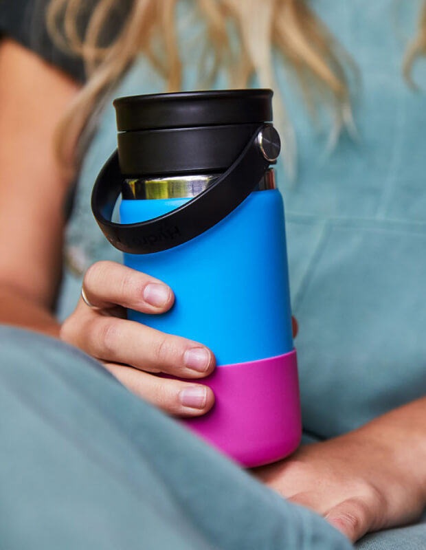 Straw Lid & Silicone Flex Boot Set, For Hydro Flask Standard Mouth