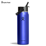Hydro Flask Lightweight Wide Mouth Flex Straw Cap 32 oz Sapphire Blue