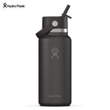 Hydro Flask Wide Mouth Flex Straw Cap 32 oz Black 2.0