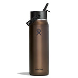 32 oz Lightweight Wide Mouth Flex Straw Cap - Obsidian