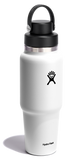 Hydro Flask Wide Mouth Flex Chug Cap Travel Bottle 32 oz WHITE