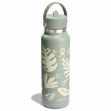 Hydro Flask Wide Mouth Flex Straw Cap 40 oz BOTANICAL BLISS AGAVE