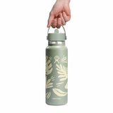 Hydro Flask Wide Mouth Flex Straw Cap 40 oz BOTANICAL BLISS AGAVE