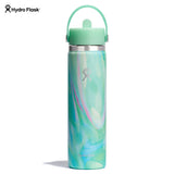 Hydro Flask Wide Mouth Flex Straw Cap 24 oz JELLY GREEN