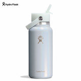 Hydro Flask Wide Mouth Flex Straw Cap 32 oz Glimmer Blue