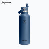 Hydro Flask Standard Mouth Flex Straw Cap 21 oz Harbor Blue
