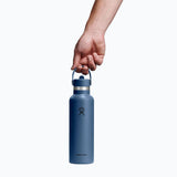 Hydro Flask Standard Mouth Flex Straw Cap 21 oz Harbor Blue