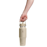 Hydro Flask Wide Mouth Flex Straw Cap Travel Bottle 32 oz Tonal Oat