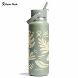 Hydro Flask Wide Mouth Flex Straw Cap 40 oz BOTANICAL BLISS AGAVE