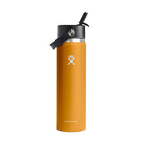 Hydro Flask Wide Mouth Flex Straw Cap Fossil 24Oz