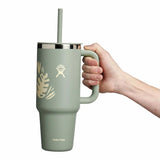 Hydro Flask All Around Travel Tumbler 40 oz BOTANICAL BLISS AGAVE
