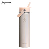 Hydro Flask Wide Mouth Flex Straw Cap 24 oz Glimmer Cream