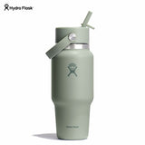 Hydro Flask Wide Flex Straw Cap Travel Bottle Tonal Agave 24 Oz