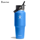 Hydro Flask Wide Flex Straw Cap Travel Bottle Cascade 32Oz