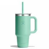 32 oz Travel Tumbler Clear Lid - Mermaid Green