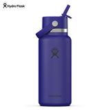 Hydro Flask Wide Mouth Flex Straw Cap 32 oz Capri Blue