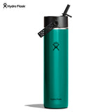 Hydro Flask Lightweight Wide Mouth Flex Straw Cap 24 oz Emerald Green