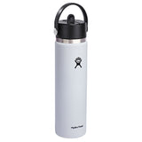 Hydro Flask Wide Mouth Flex Straw Cap 24 oz WHITE