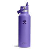 21 oz Standard Mouth with Flex Straw Cap - Utopia Purple