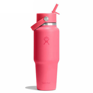 32 oz Wide Mouth Travel Bottle with Flex Straw Cap - Popstar Pink