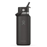 32 oz Wide Mouth with Flex Straw Cap - Tonal Black