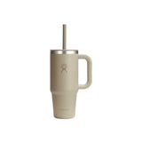 32 oz Travel Tumbler Clear Lid - Oat