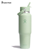Hydro Flask Wide Mouth Flex Straw Cap Travel Bottle 40 oz  - Aloe