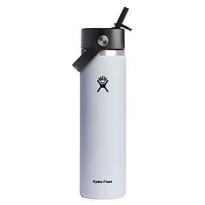Hydro Flask Wide Mouth Flex Straw Cap 24 oz WHITE