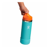 Hydro Flask Kids Wide Mouth Straw Cap 18 oz SEASPRAY