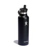 Hydro Flask Standard Mouth Flex Straw Cap 21 oz BLACK