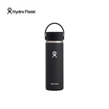 Hydro Flask Wide Mouth Flex Sip Lid 20 oz Water Bottle - Black CORE