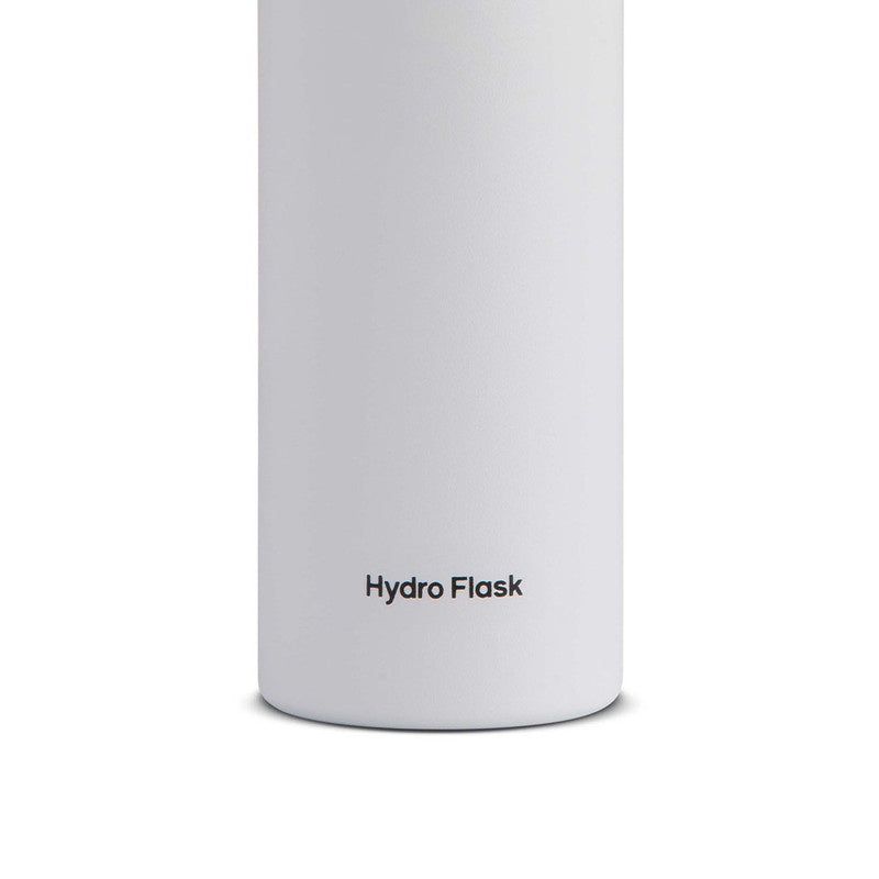 Hydro Flask 21Oz White Standard Mouth Flex Straw Cap