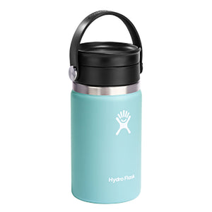  Hydro Flask Water Bottle - Stainless Steel & Vacuum Insulated -  Wide Mouth 2.0 with Leak Proof Flex Cap - 20 oz, Spearmint: Home & Kitchen